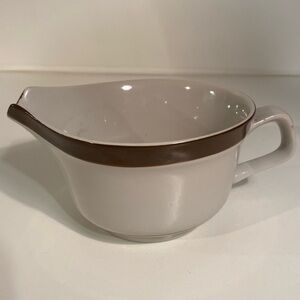MSI Brown Monterrey Stoneware Gravy Bowl Japan